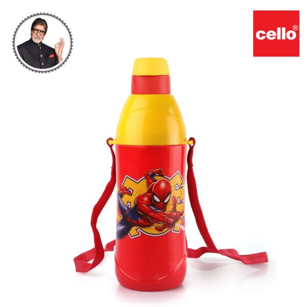 Cello Puro Steel-X Kids Zee 600 | Water Bottle with Inner Steel and Outer Plastic | Insulated Water Bottle - Image 2