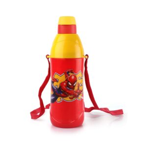 Cello Puro Steel-X Kids Zee 600 | Water Bottle with Inner Steel and Outer Plastic | Insulated Water Bottle