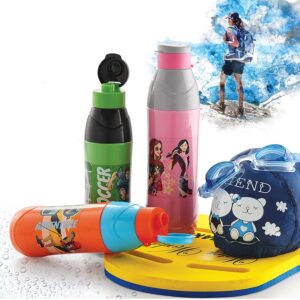 Cello Puro Trends Insulated Water Bottle Set of 3, Color May Vary, 600 ml